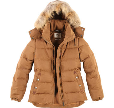 Oldhaven Cuir femme - Doudoune chaude matelass? en
duvet