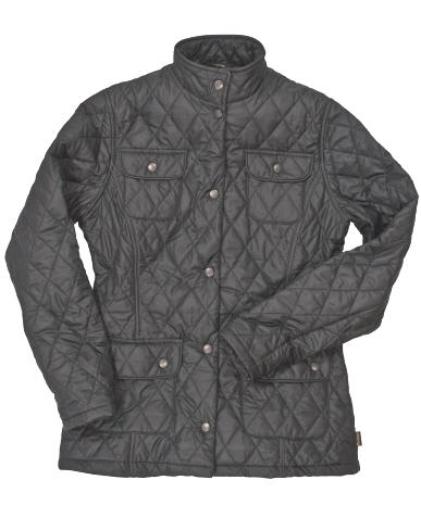 Barbour Ladies Flyweight Utility Quilted Jacket - Black