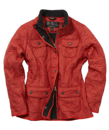 Barbour Ladies Utility Polarquilt- Red