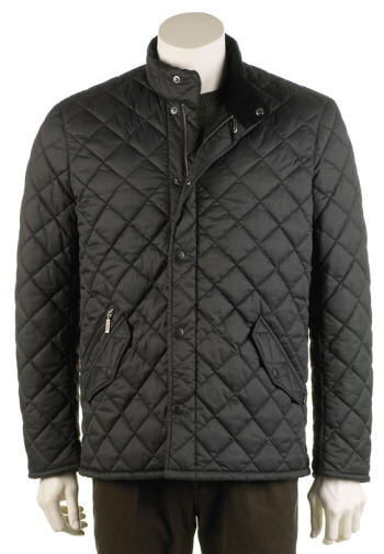 Barbour Mens Matt Fulham Quilt Jacket - Black D1129