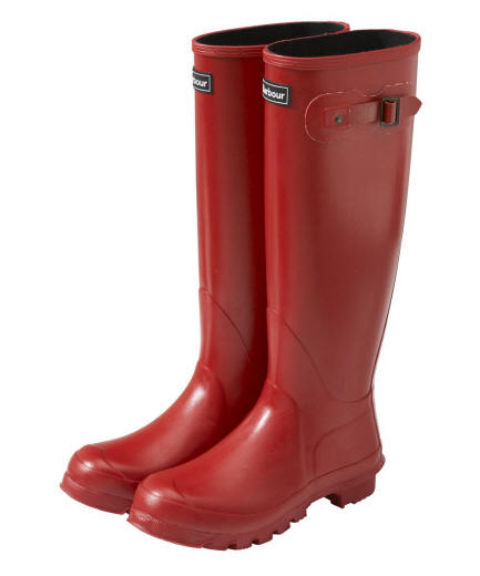 Barbour Town & Country Wellington 2010- Red