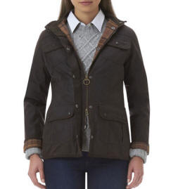 barbour defence wax ladies jacket