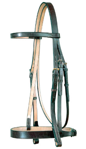 Headstall with Plain Cavesson picture