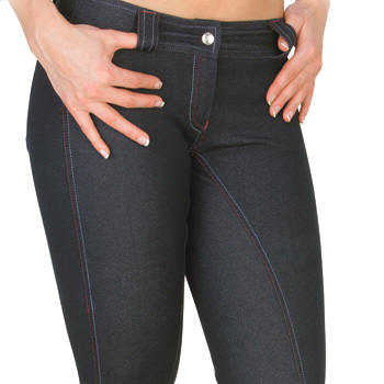 Denim Ladies Saddlehugger Hipster Jodhpurs