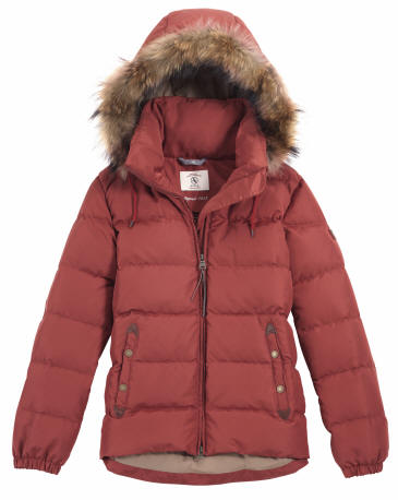 solnedgang Ved lov indbildskhed Aigle Ladies Oldhaven Jacket Piment - Red Rae Town & Country