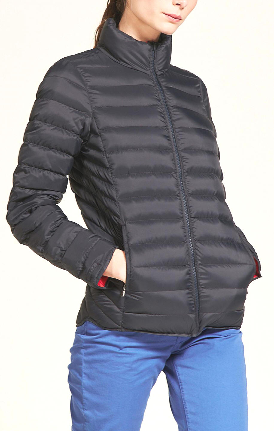 Aigle Ladies Melanie Padded Down Gilet - Black (Noir) - Red Town & Country