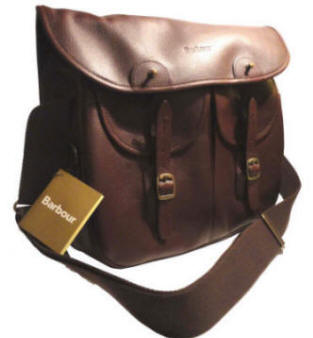 barbour leather bag