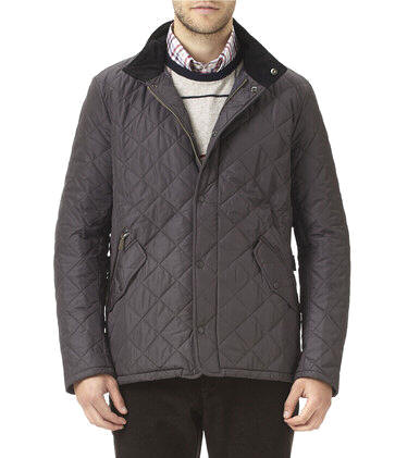 barbour chelsea sportsquilt jacket navy