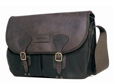 barbour wax leather tarras bag