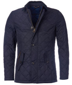 Barbour Bardon Quilt Jacket - Red Rae Town & Country with Free Delivery