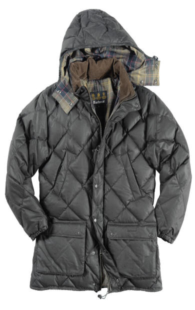 barbour zip up jacket