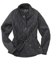 Ladies Barbour Flyweight Cavalary Jacket - Navy