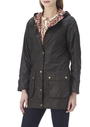 kalender zakdoek Sandalen Barbour Ladies Lula Durham Waxed Jacket LWX0357OL31 | Red Rae Town & Country