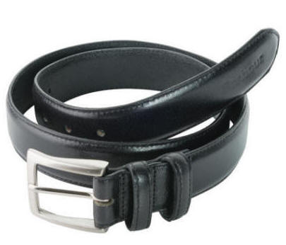 barbour leather belt