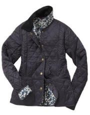 Womens Barbour Liberty Summer Liddesdale Quilted Jacket - Navy