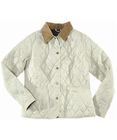 Barbour Ladies Summer Liddesdale Jacket - Pearl | Navy