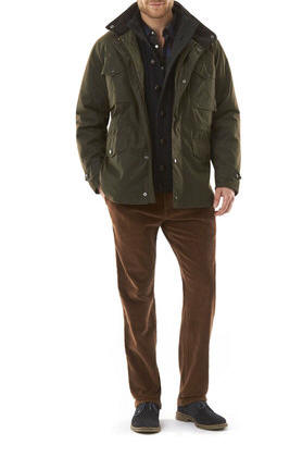 barbour sapper waxed cotton jacket