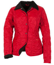 barbour red jacket womens