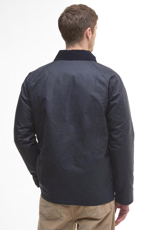 Barbour Ambleside Waxed Jacket - Navy