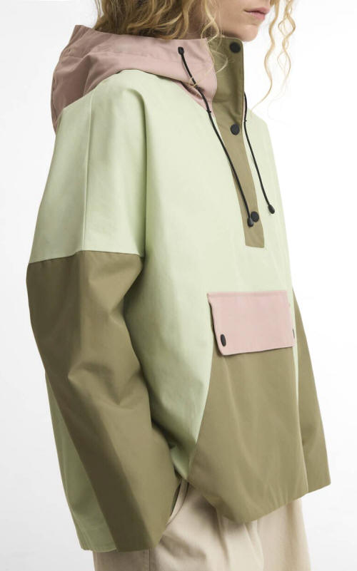 Bedafell Showerproof Jacket Spring Green / Gardenia / Bleached Olive