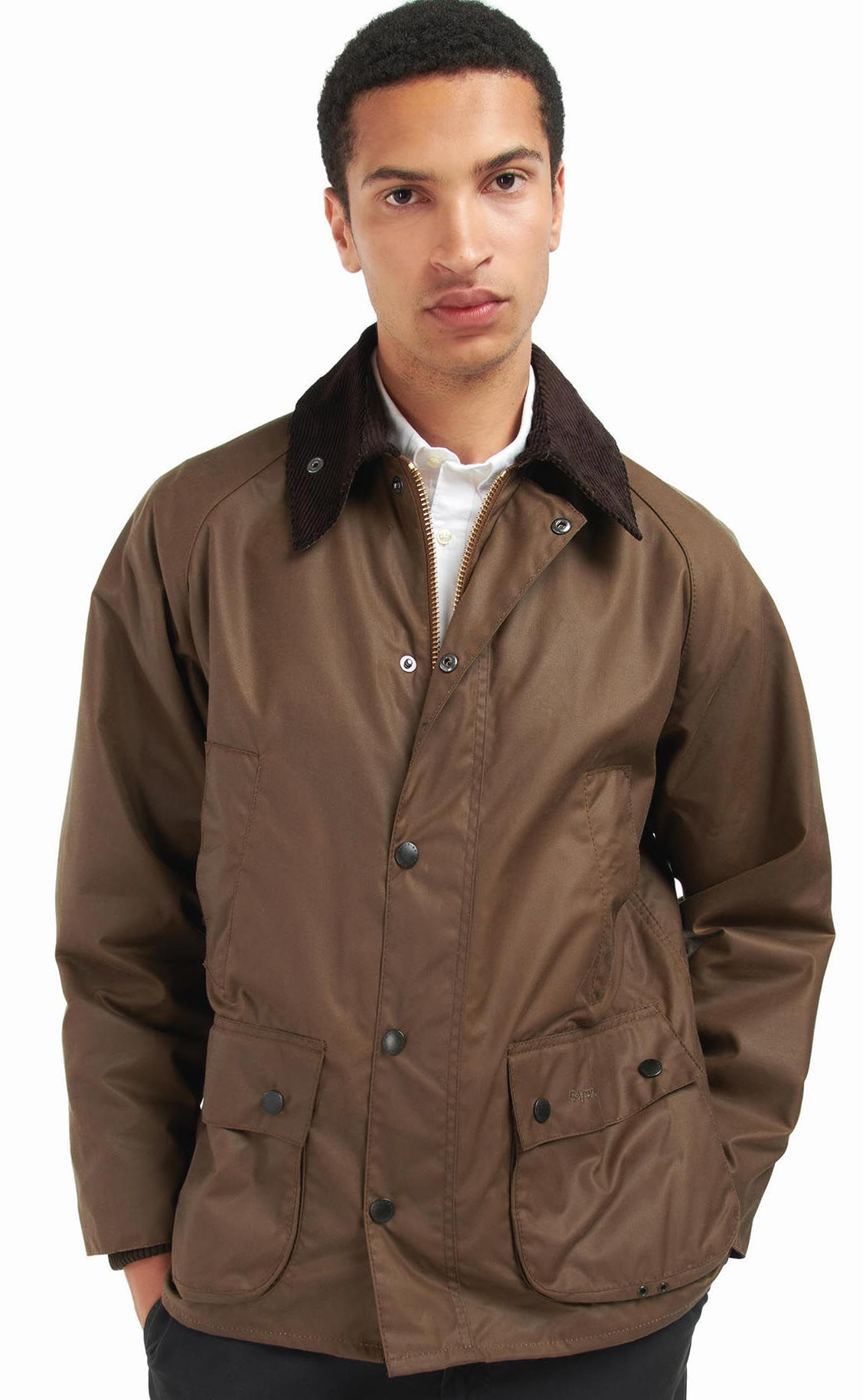 Barbour Bedale Wax Jacket Bark MWX0018BE51 | Red Rae Town & Country