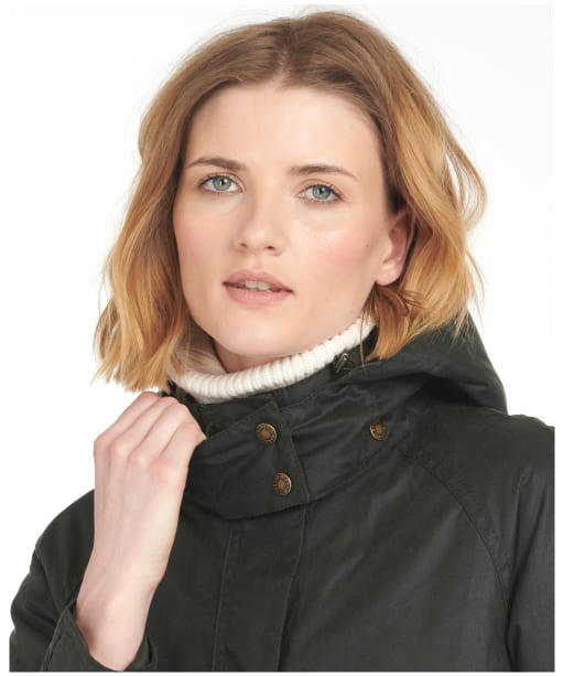 Women's Barbour Cannich Wax Jacket - Sage