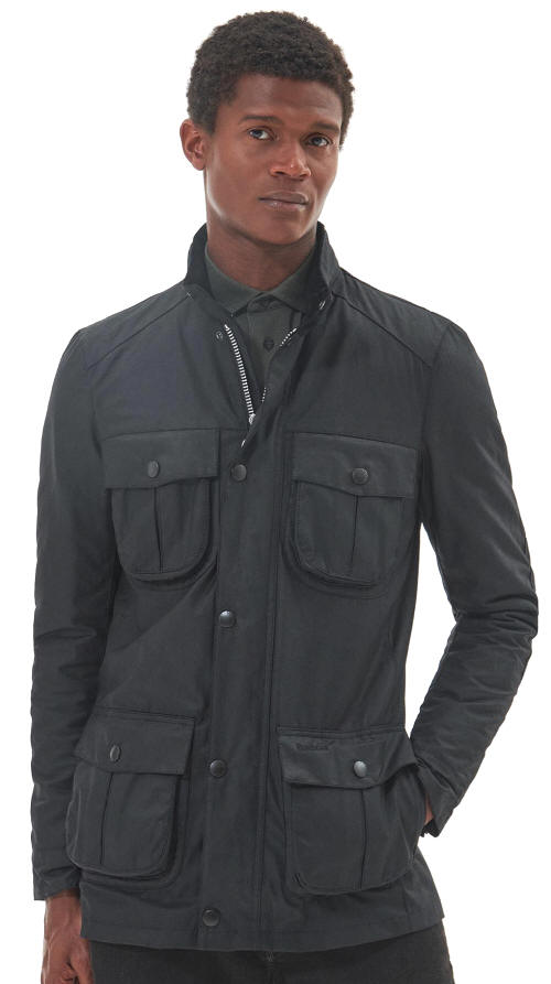 Barbour Corbridge Wax Black Classic Jacket - FREE GIFT | Red Rae Town ...