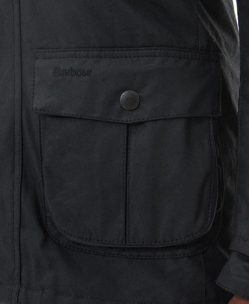 Barbour Corbridge Wax Black Classic Jacket - FREE GIFT | Red Rae Town ...