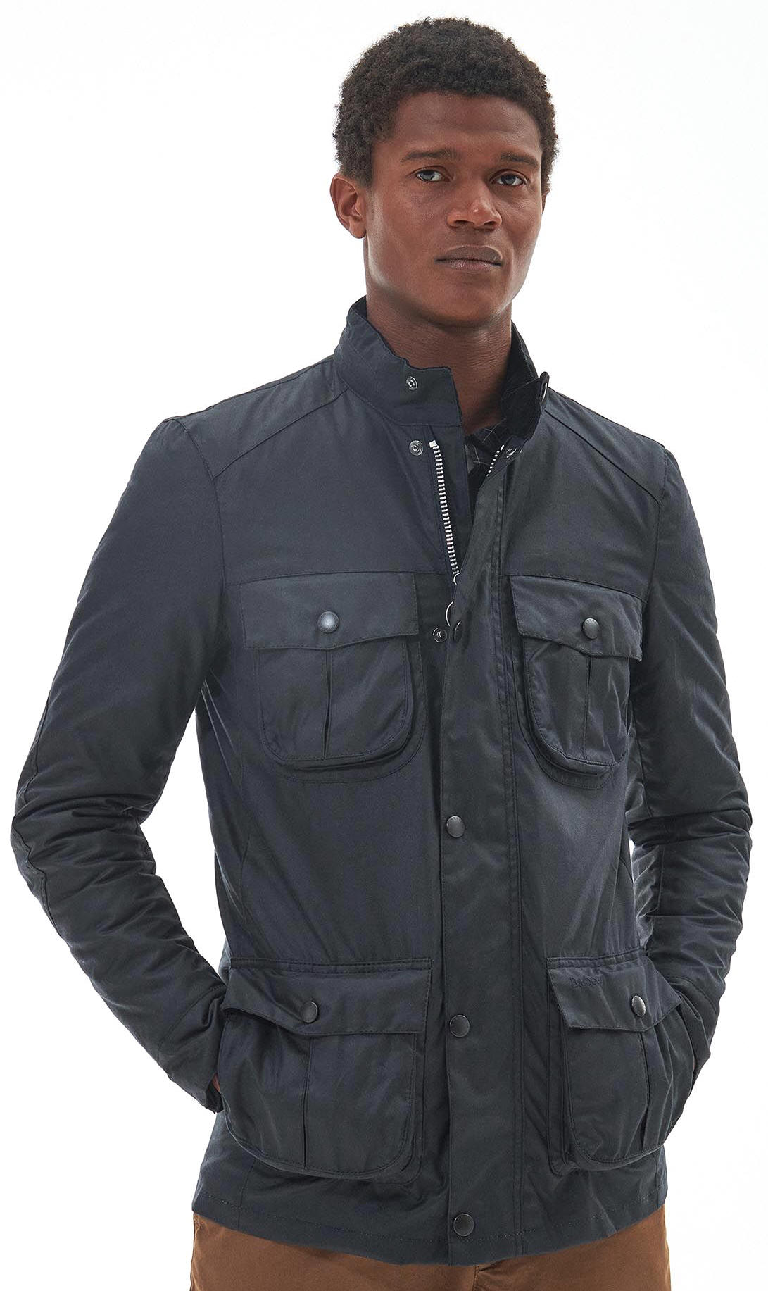 Barbour Corbridge Wax Navy Jacket - FREE GIFT | Red Rae Town & Country