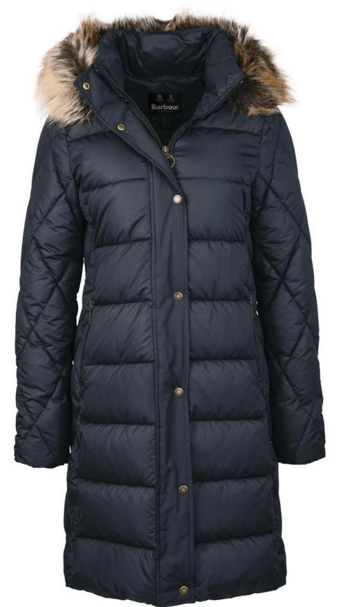 Barbour Daffodil Quilt Jacket Dark Navy LQU1486NY91 Free UK Delivery ...