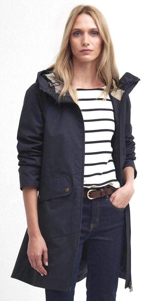 Heron Waterproof Jacket Dark Navy