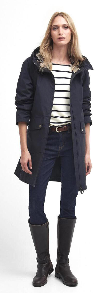 Heron Waterproof Jacket Dark Navy