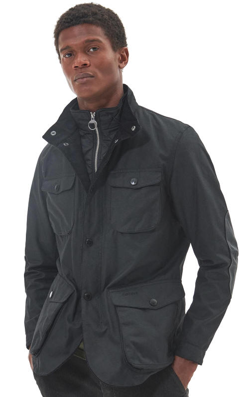 Barbour Ogston Wax Jacket Black MWX0700BK71