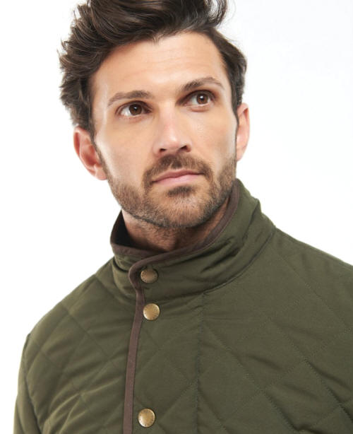 Barbour Waterproof Shovelar Quilted Jacket Olive MQU1585OL91 | Red Rae ...