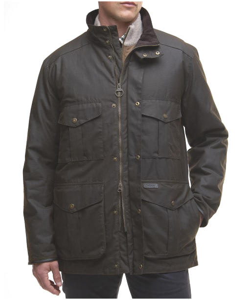 Men's Barbour Westward Wax Jacket - Olive