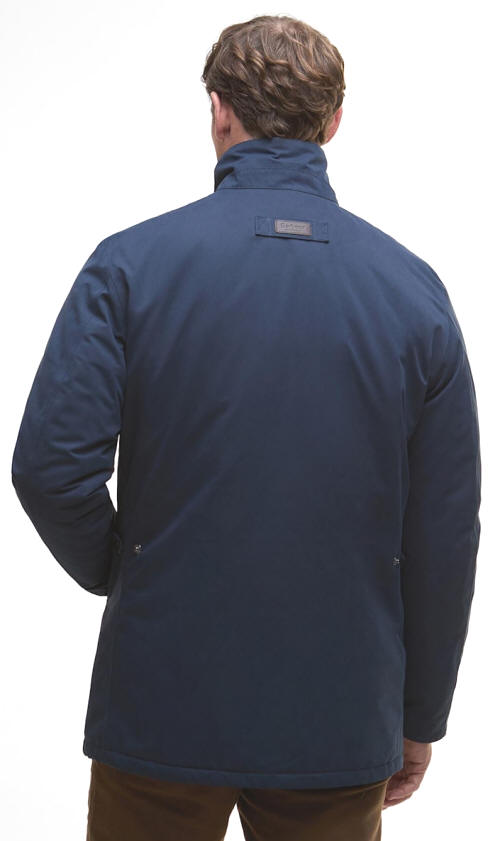 Men's Barbour Winter Spoonbill Waterproof Jacket - Navy