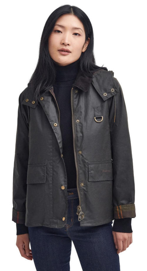 Women�s Barbour Avon Waxed Jacket - Olive