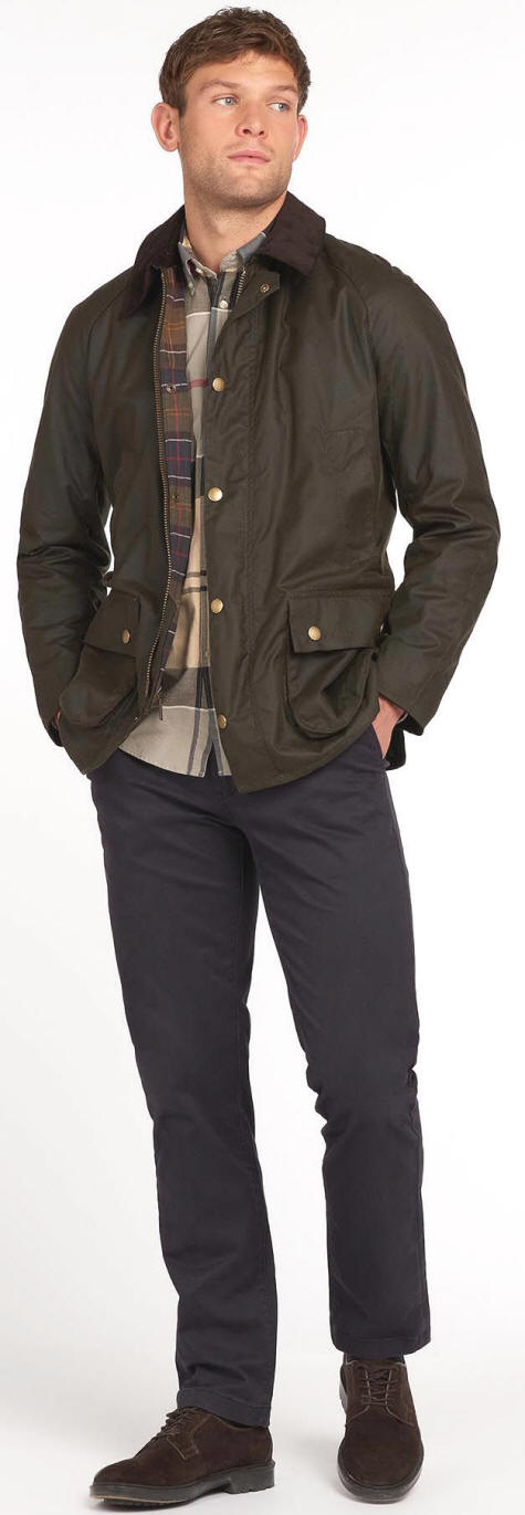 Barbour(バブアー) MWX0339 Ashby Wax Jacket OL71 OLIVE