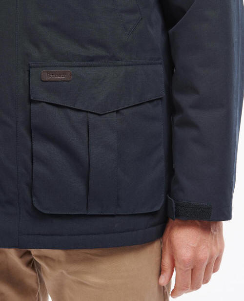 Barbour Brockstone Waterproof Jacket - Navy - MWB0812NY71 | Red Rae ...