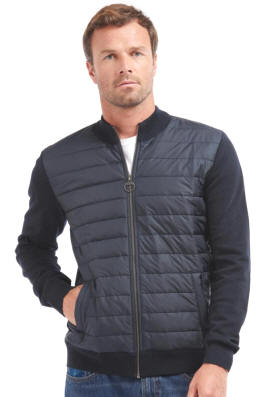 Barbour Carn Baffle Zip Thru Sweater