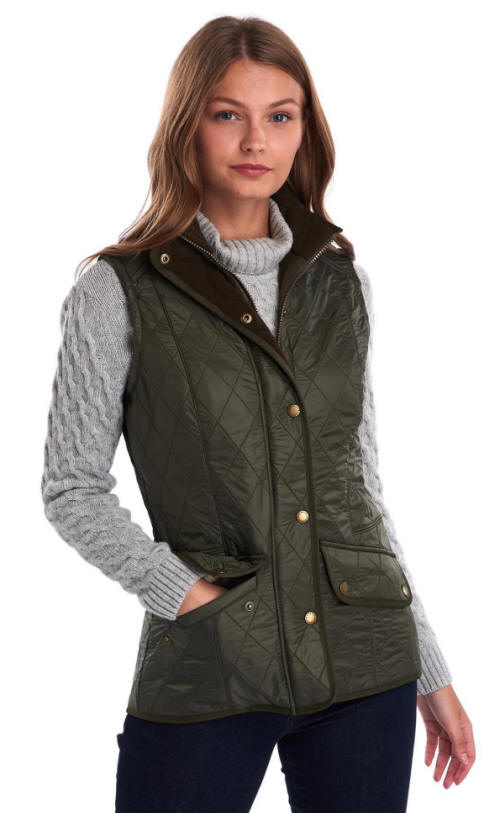 Barbour Cavalry Gilet - Olive LGI0016OL51 | Red Rae Town & Country