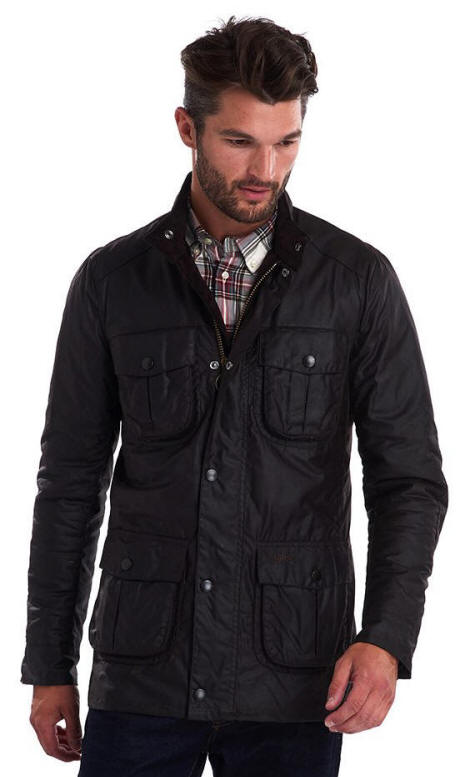 barbour corbridge wax jacket brown