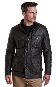 barbour trooper jacket rustic brown