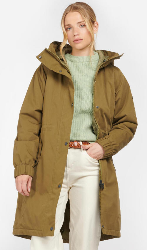 Barbour Hauxley Waterproof Jacket Nori Green LWB0717SG71 | Red Rae Town ...