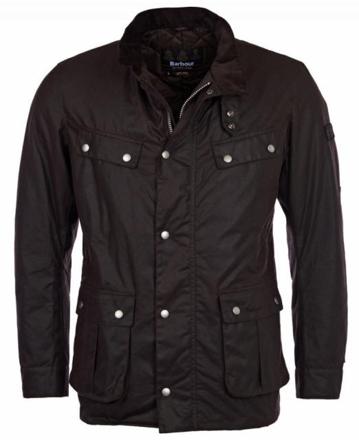 Barbour International Duke Wax Jacket Rustic - MWX0337RU52 | Red Rae ...