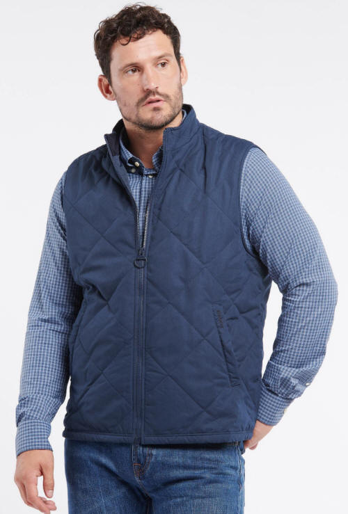 Barbour Kurt Gilet Navy MGI0110NY71 | Red Rae Town & Country