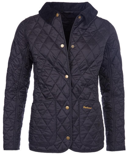 womens black barbour quilted jacket 