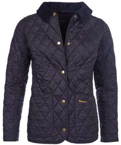 ladies black barbour coat