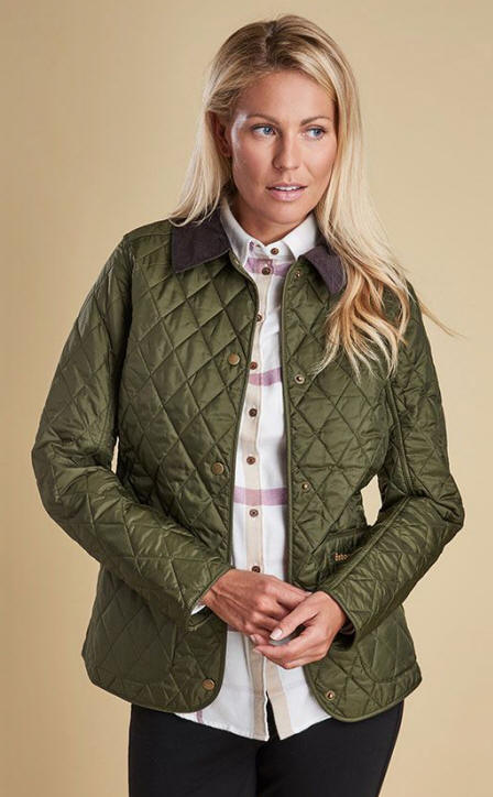 barbour padded ladies jacket