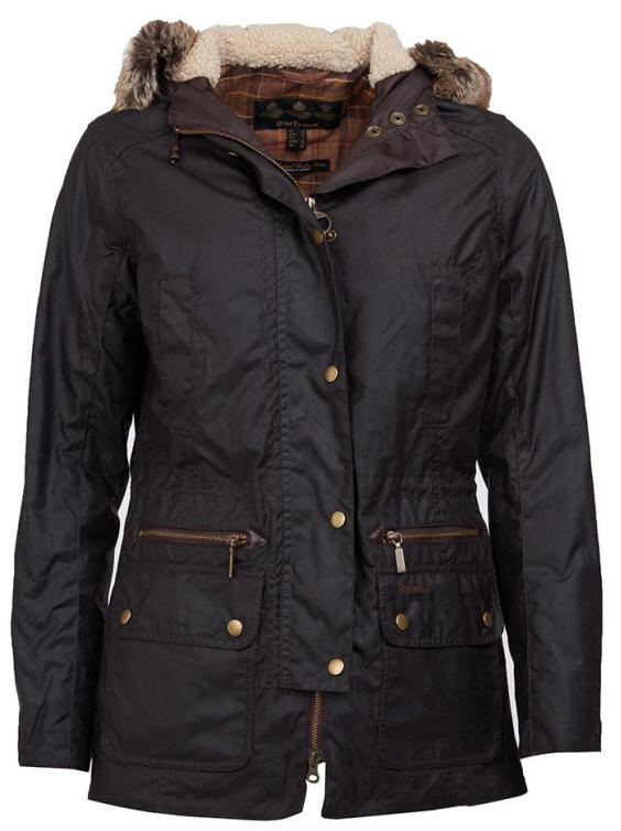 Barbour Kelsall Waxed Cotton Parka Jacket